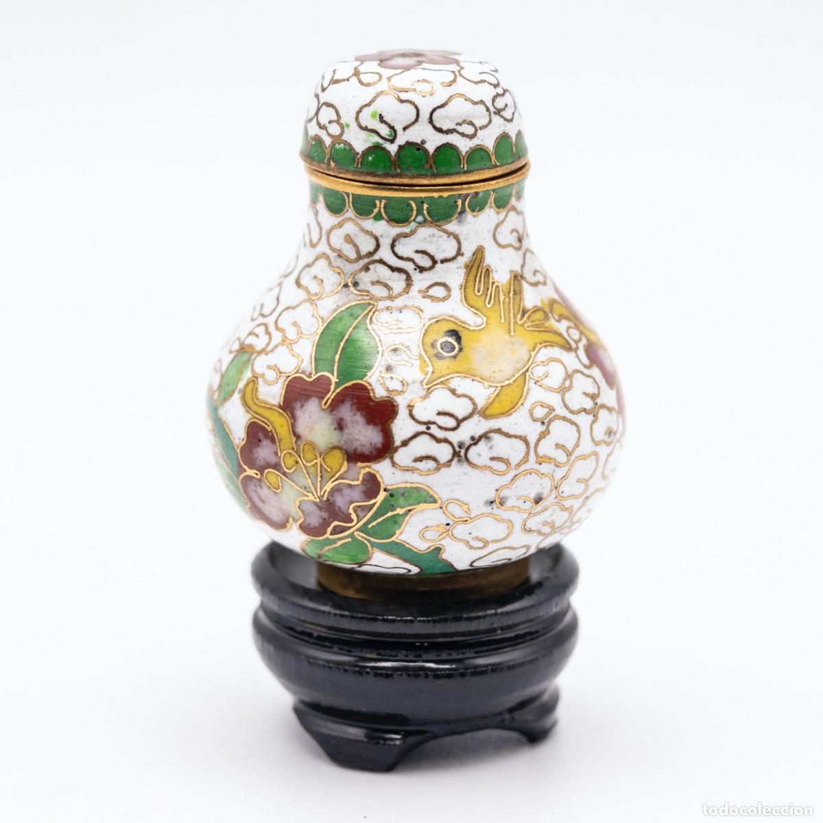 Antig&uuml;edades: Jarrones Esmalte Cloisonn&eacute; - Foto 5