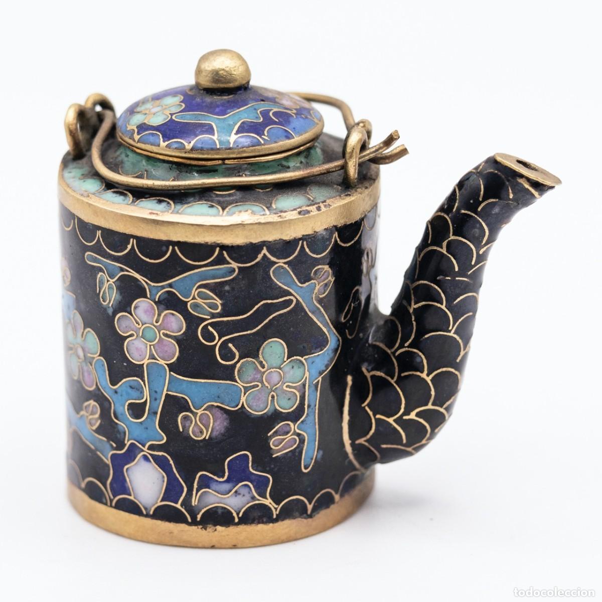 Antig&uuml;edades: Teteras Esmalte Cloisonn&eacute; - Foto 1