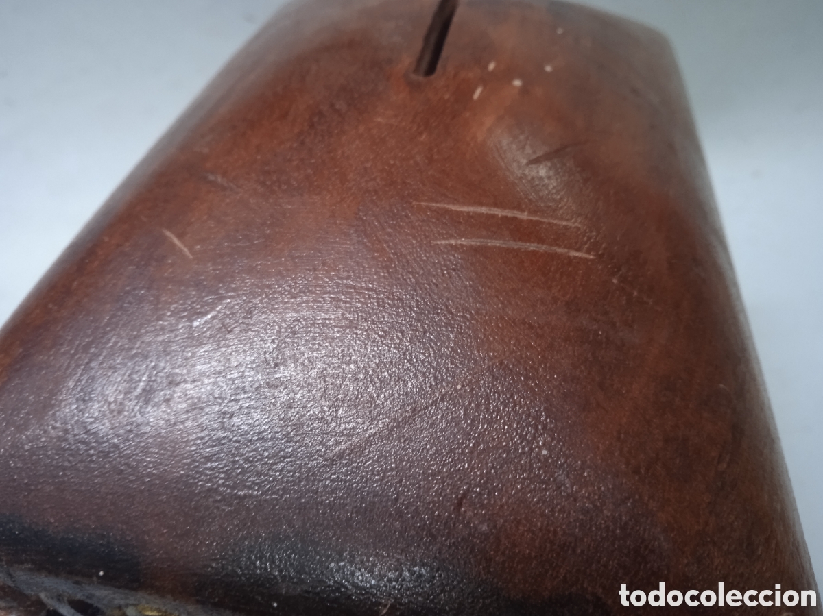 Antig&uuml;edades: Limosnera hucha de madera Shepherds Way - Foto 11