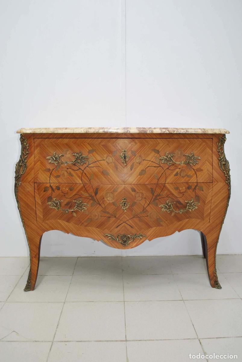 Antig&uuml;edades: C&Oacute;MODA ANTIGUA MADERA Y MARQUETERIA - Foto 1