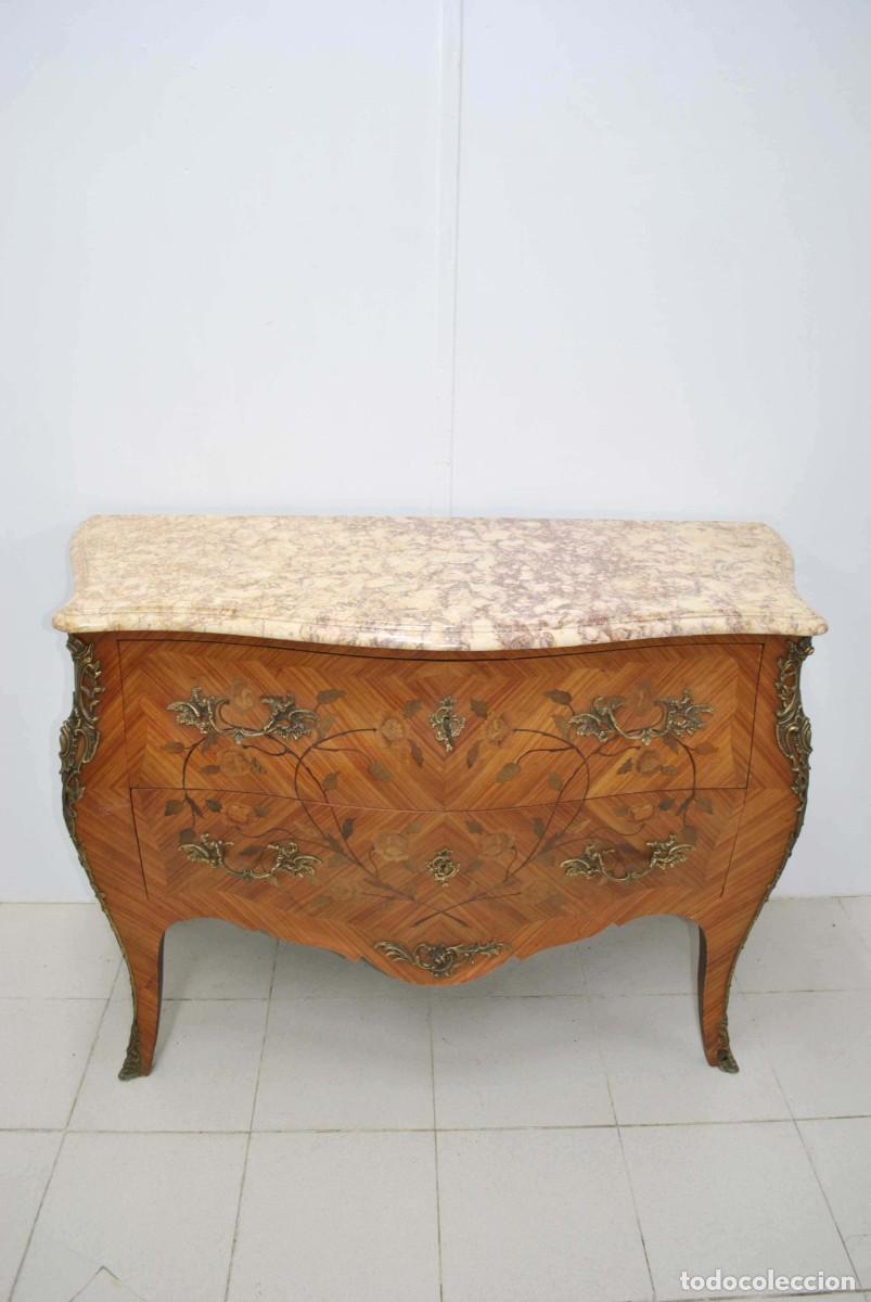 Antig&uuml;edades: C&Oacute;MODA ANTIGUA MADERA Y MARQUETERIA - Foto 2