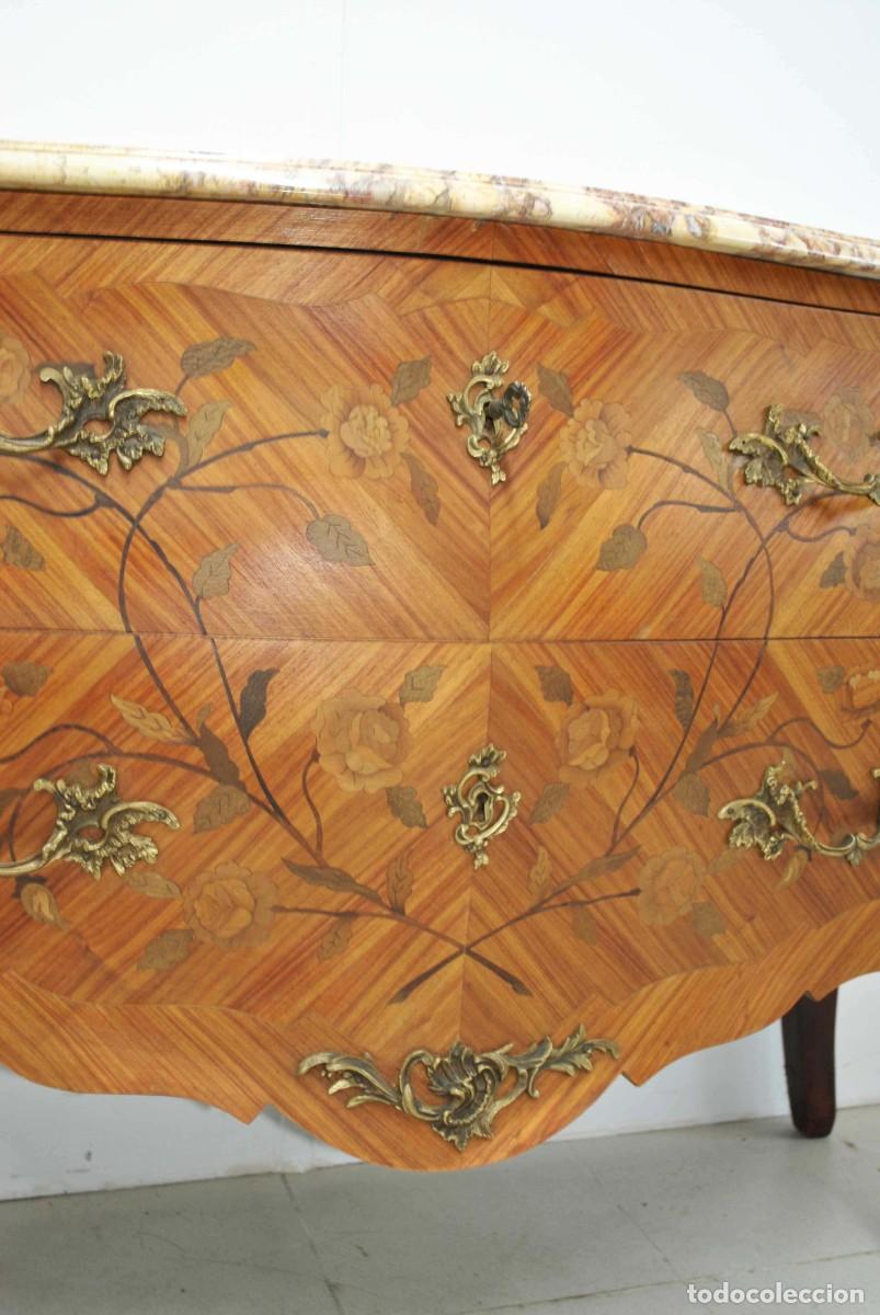 Antig&uuml;edades: C&Oacute;MODA ANTIGUA MADERA Y MARQUETERIA - Foto 4