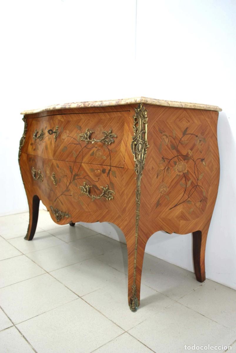 Antig&uuml;edades: C&Oacute;MODA ANTIGUA MADERA Y MARQUETERIA - Foto 5
