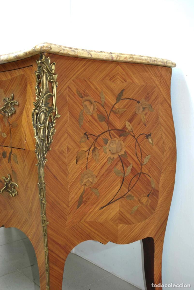 Antig&uuml;edades: C&Oacute;MODA ANTIGUA MADERA Y MARQUETERIA - Foto 6