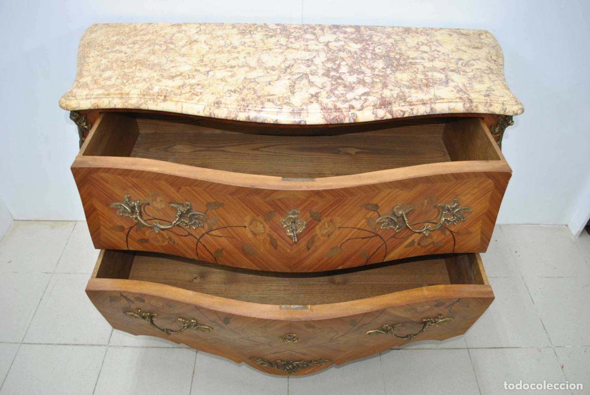 Antig&uuml;edades: C&Oacute;MODA ANTIGUA MADERA Y MARQUETERIA - Foto 8