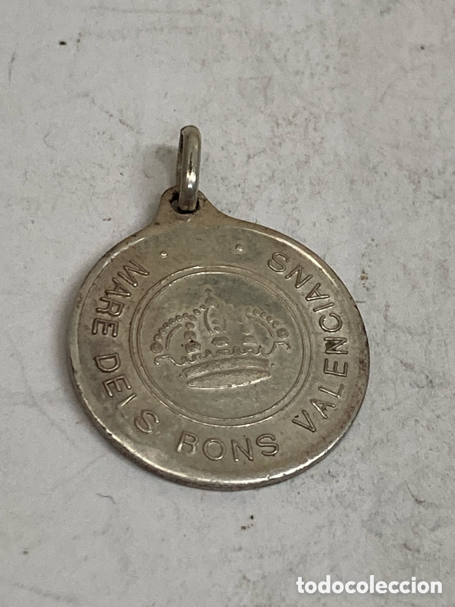 Antig&uuml;edades: Medalla de plata religiosa C348 - Foto 2