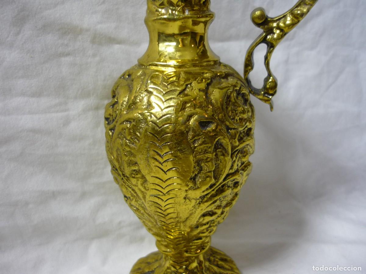 Antig&uuml;edades: Precioso jarr&oacute;n florero en bronce - Foto 3