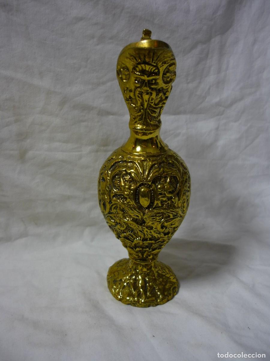 Antig&uuml;edades: Precioso jarr&oacute;n florero en bronce - Foto 5