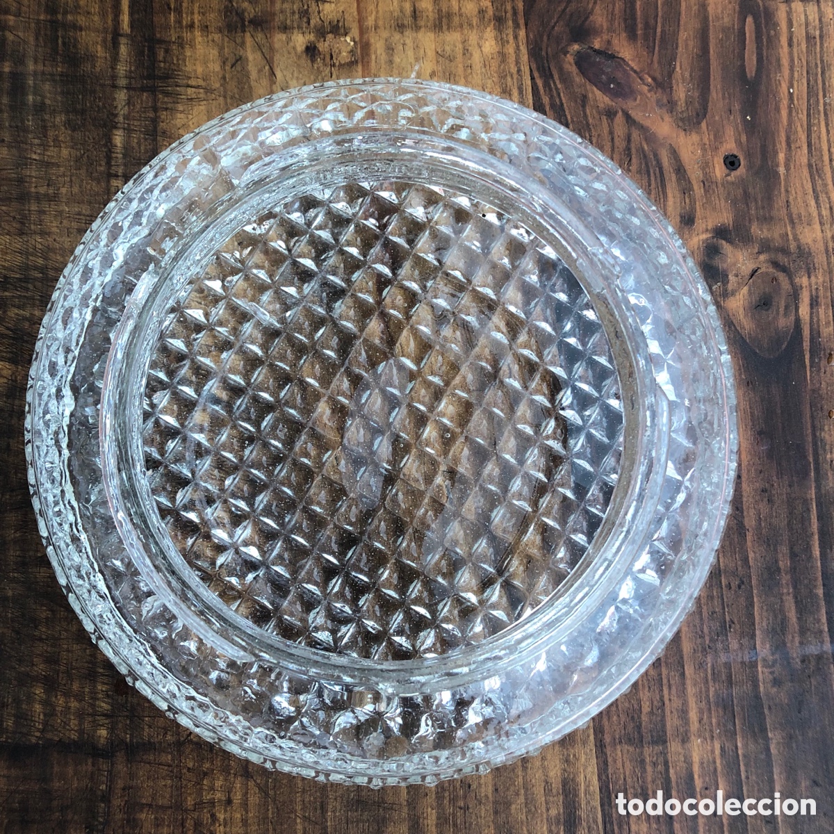 Antig&uuml;edades: ANTIGUO PLAF&Oacute;N DE CRISTAL - Foto 3
