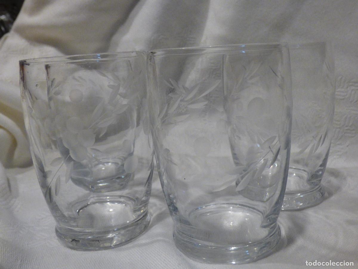 Antig&uuml;edades: Vasos cristal tallado. - Foto 3