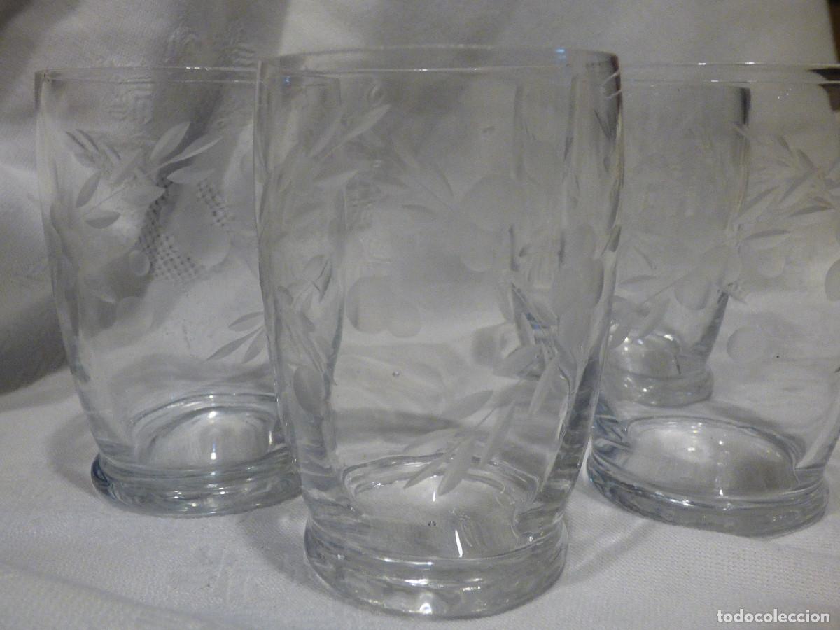 Antig&uuml;edades: Vasos cristal tallado. - Foto 4