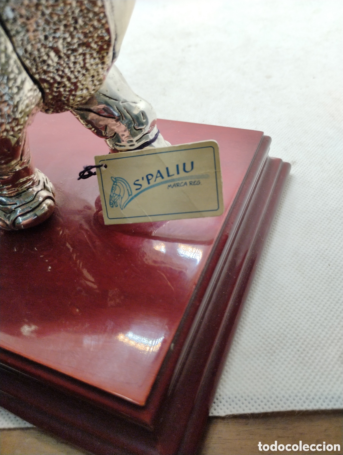 Antig&uuml;edades: Rinoceronte en Plata electroformada - Foto 7