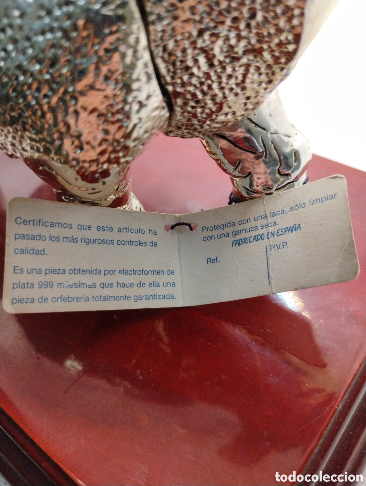 Antig&uuml;edades: Rinoceronte en Plata electroformada - Foto 8