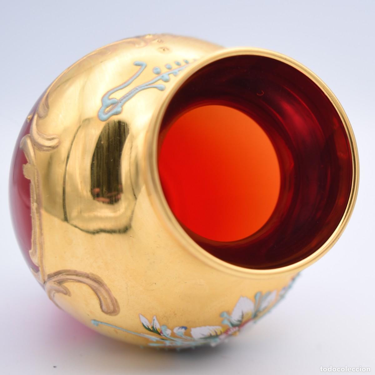 Antig&uuml;edades: Jarr&oacute;n de cristal de murano y oro - Foto 2