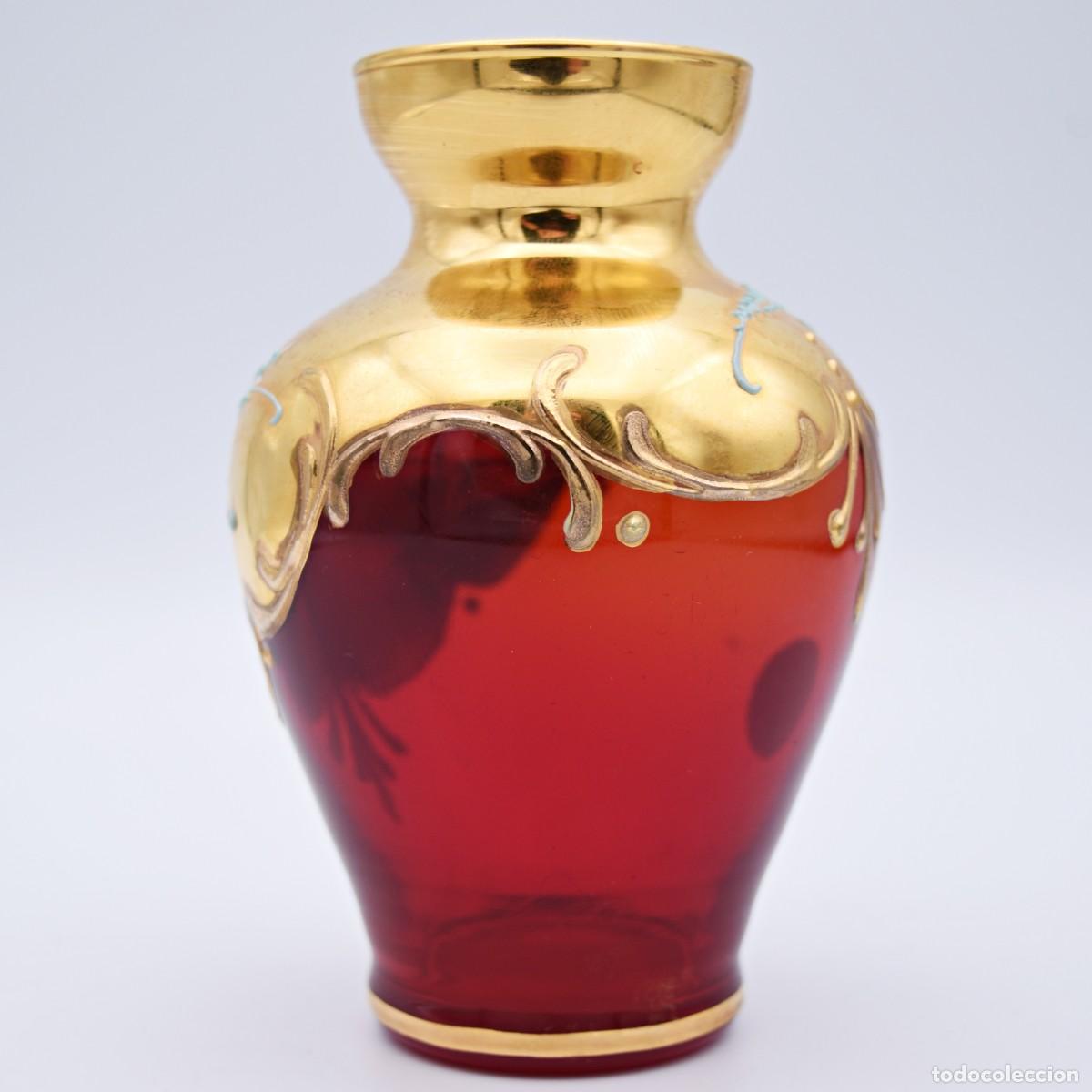 Antig&uuml;edades: Jarr&oacute;n de cristal de murano y oro - Foto 6