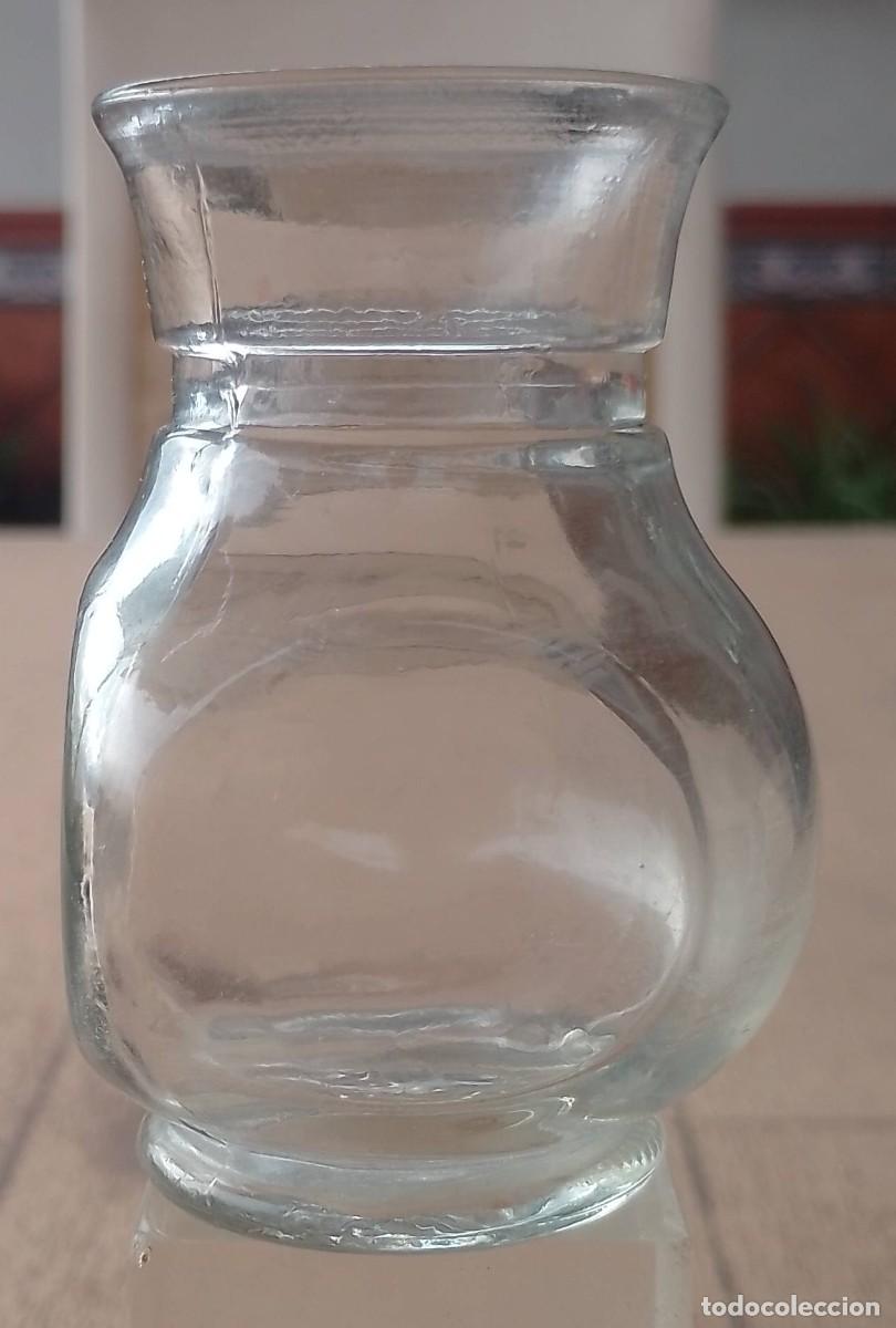 Antig&uuml;edades: Vaso Cristal Bebedero Malague&ntilde;o Angular, Canariz 2 - Foto 1