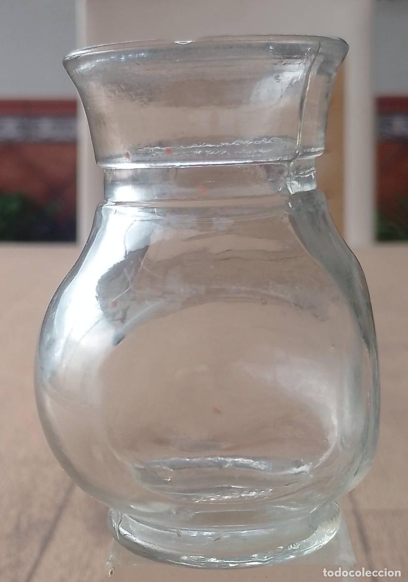 Antig&uuml;edades: Vaso Cristal Bebedero Malague&ntilde;o Angular, Canariz 2 - Foto 4