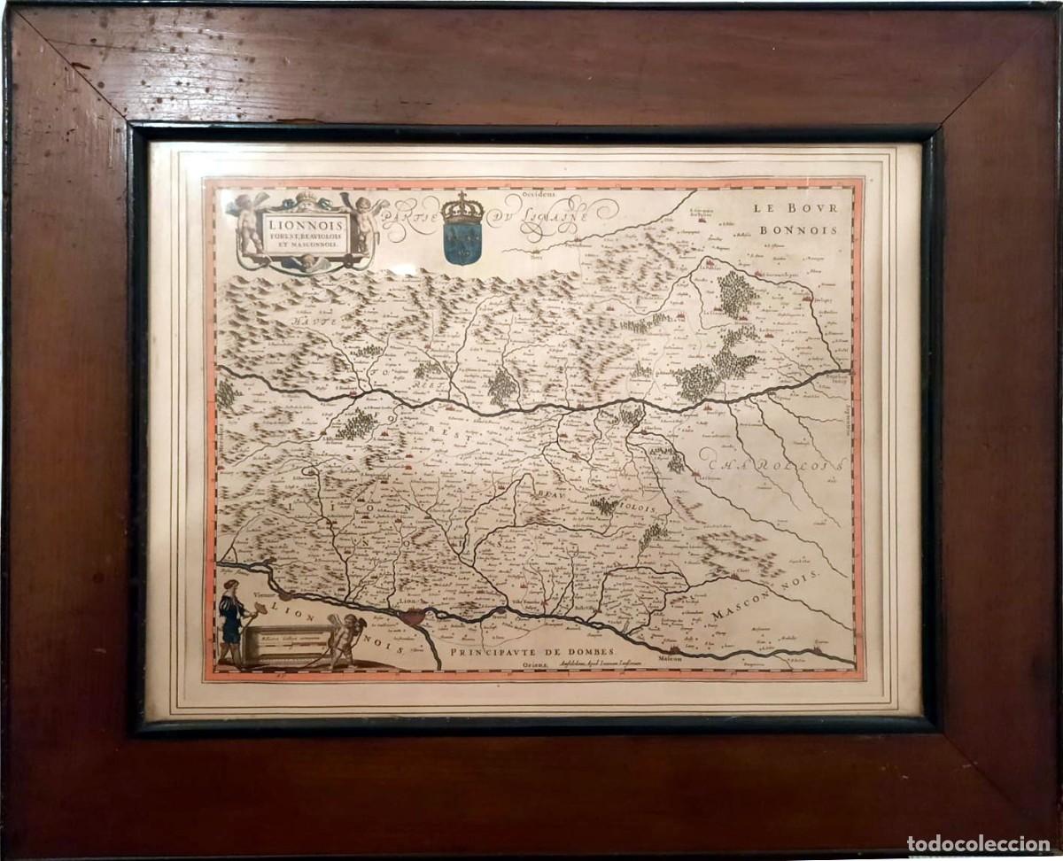 Antig&uuml;edades: Mapas antiguos en marcos Art Dec&oacute;