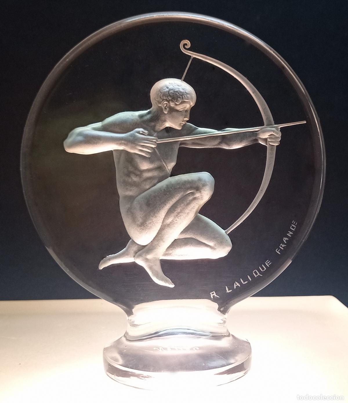 Antig&uuml;edades: Mascota de coche Archer (Arquero) - R. Lalique France, mod. 1126 (C. 1926) - Estado Impecable