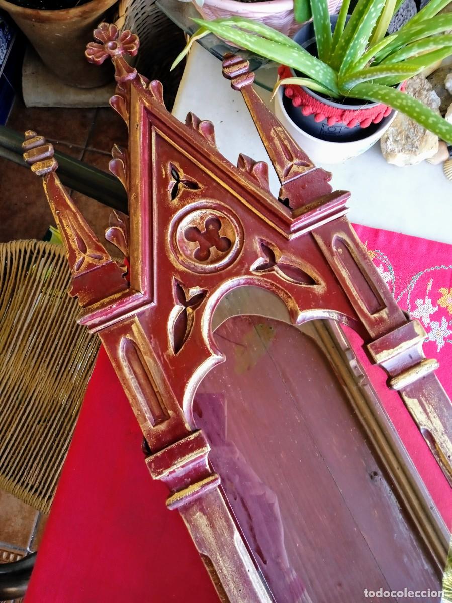 Antig&uuml;edades: Capilla antigua de madera estilo g&oacute;tico - Foto 10