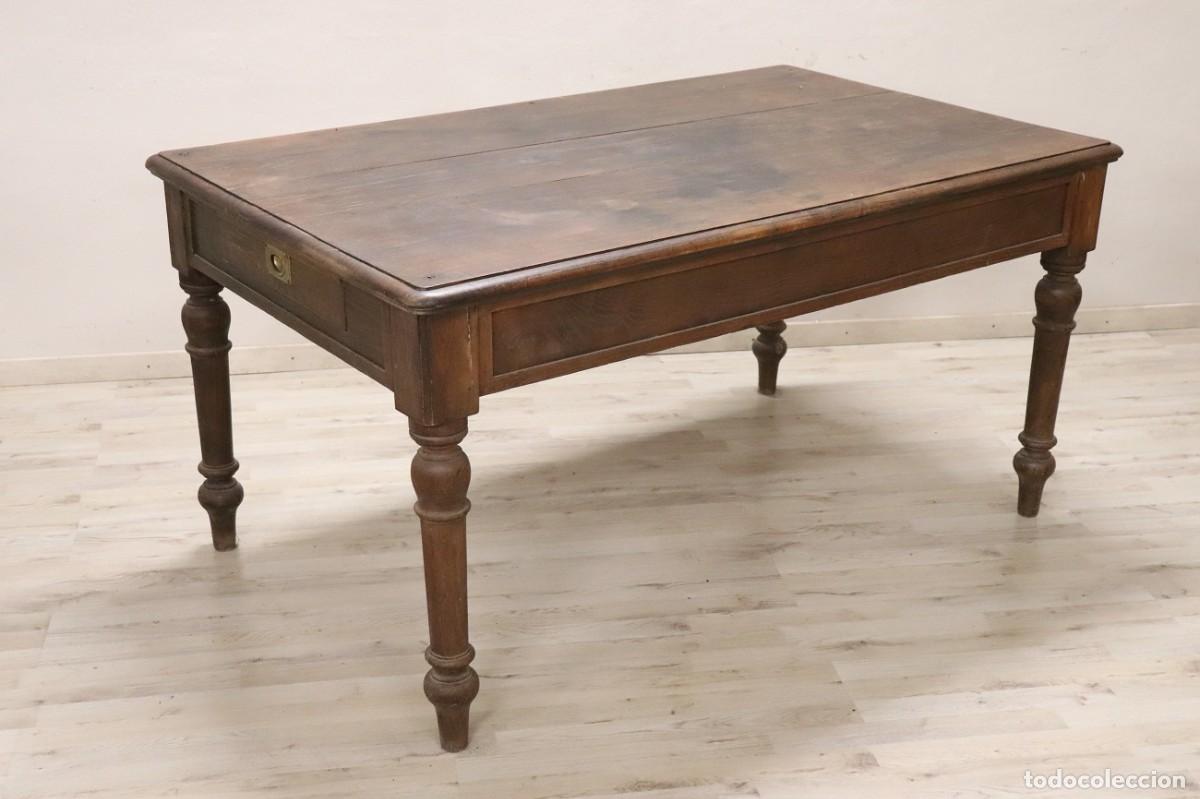 Antig&uuml;edades: Mesa de cocina de madera de abeto - Foto 3