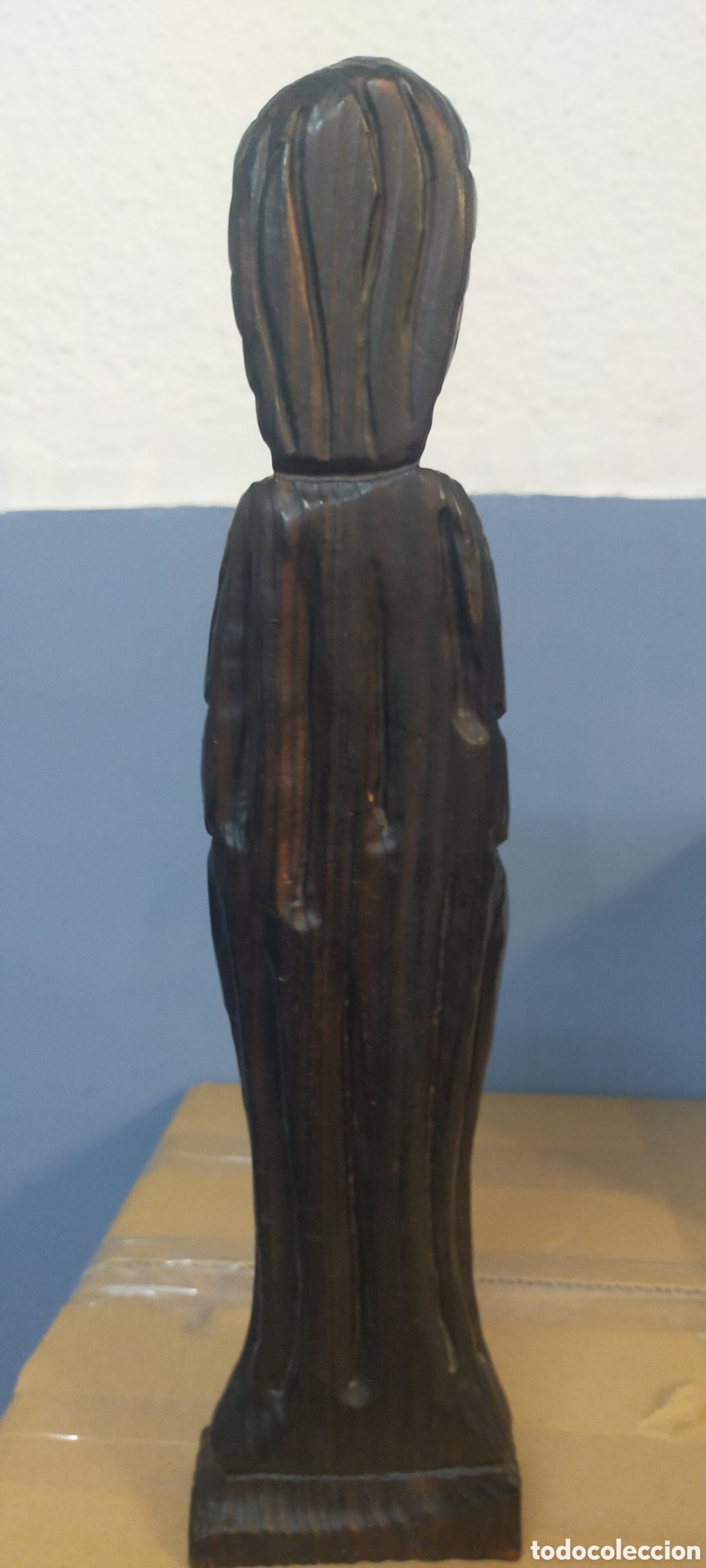 Antig&uuml;edades: Est&agrave;tua/ talla de madera ap&oacute;stol - Foto 6