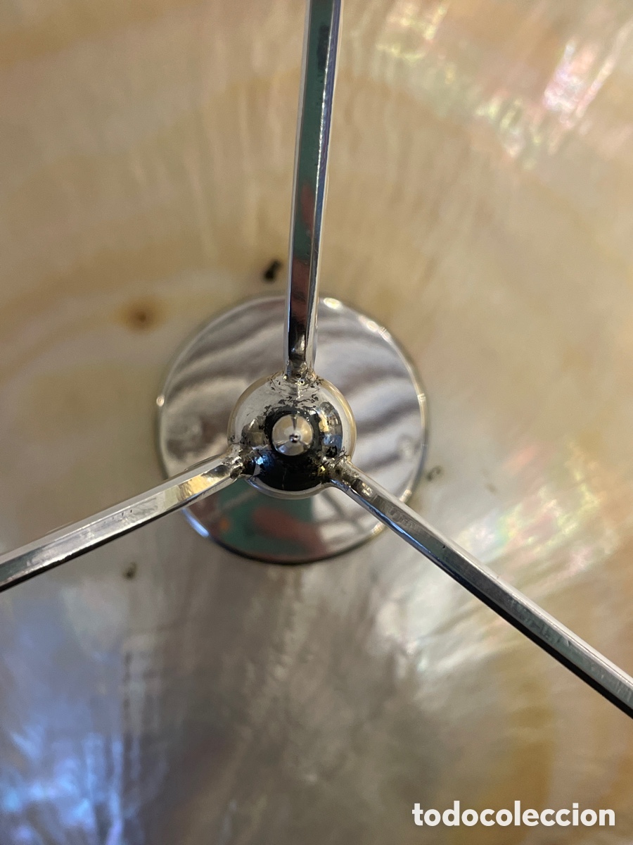Antig&uuml;edades: Concha de n&aacute;car y plata. 25,5 cm - Foto 10