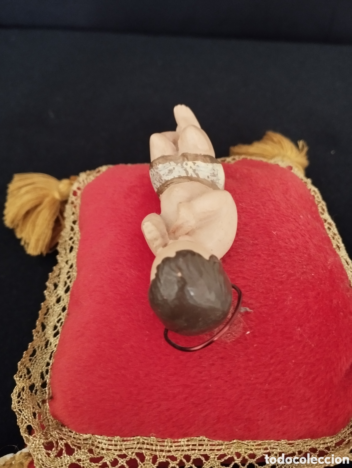 Antig&uuml;edades: ANTIGUO NI&Ntilde;O JESUS EN COJIN - Foto 6