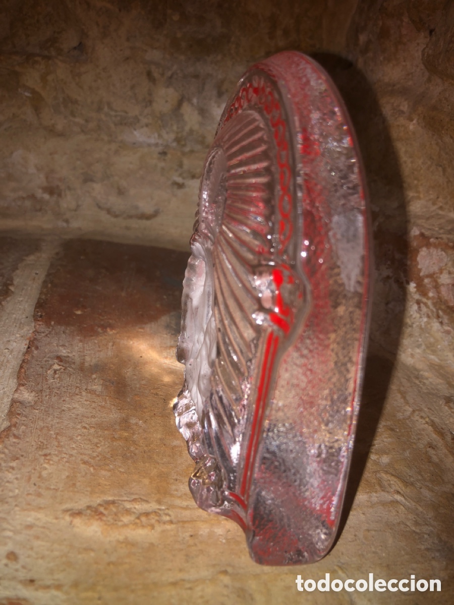 Antig&uuml;edades: Imagen jesus en cristal - Foto 3