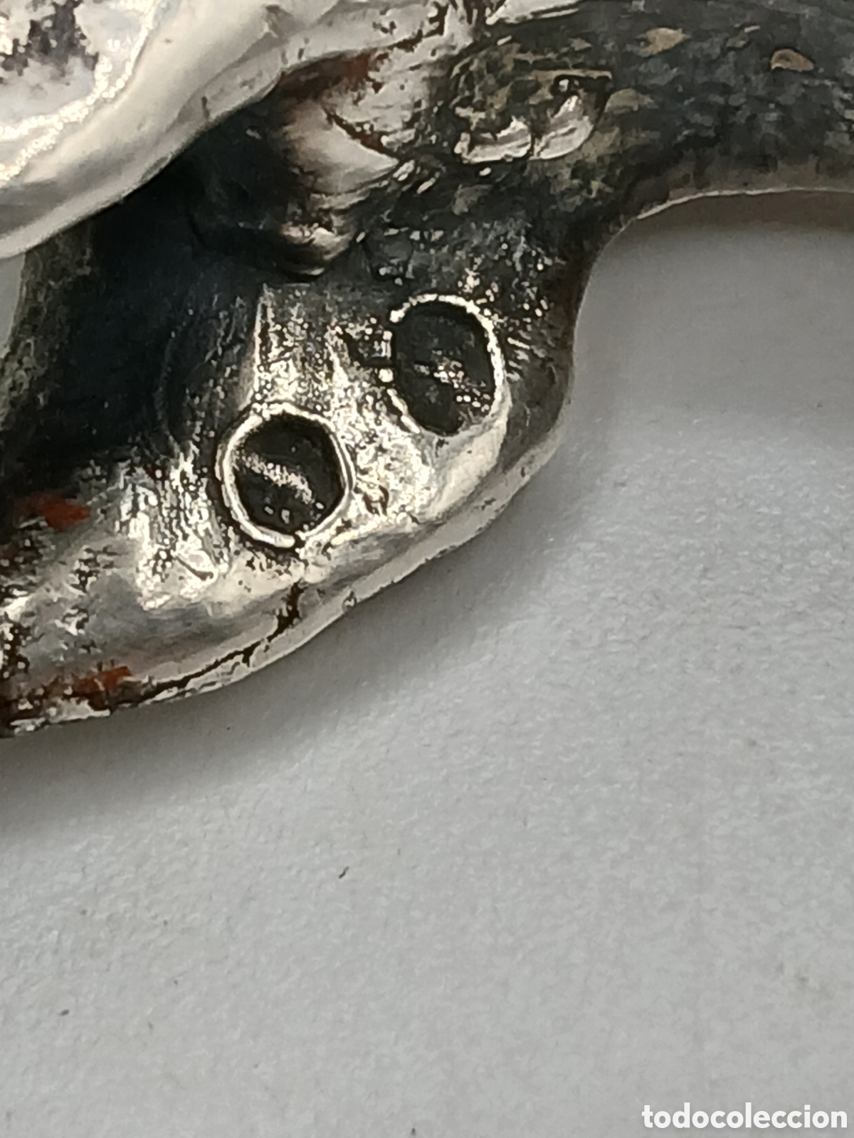 Antig&uuml;edades: Figura plata de ley. Galgo - Foto 5