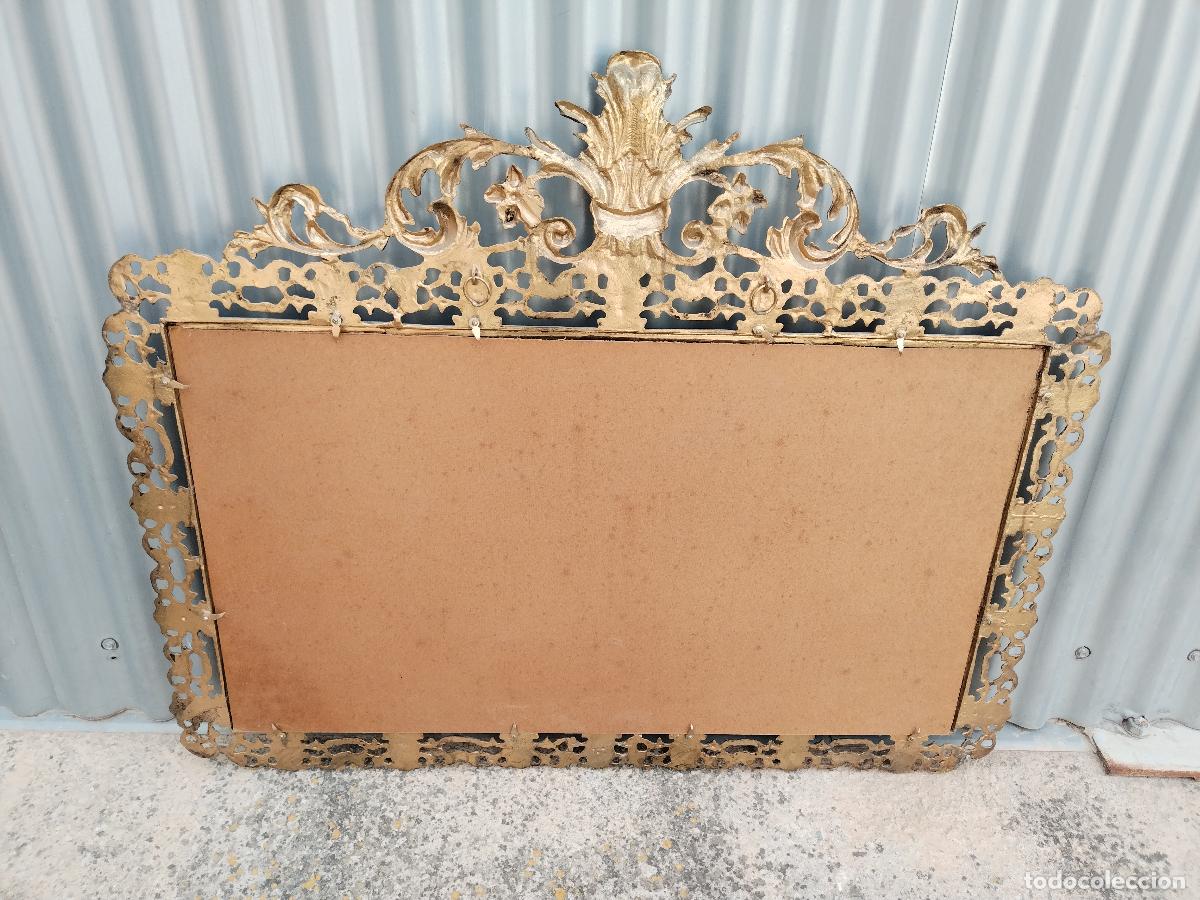 Antig&uuml;edades: espejo vintage de bronce - Foto 4