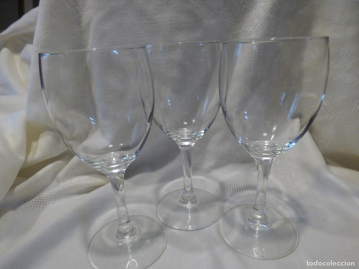 Antig&uuml;edades: Copas de cristal,para agua. - Foto 1