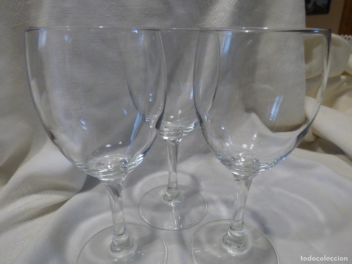 Antig&uuml;edades: Copas de cristal,para agua. - Foto 2