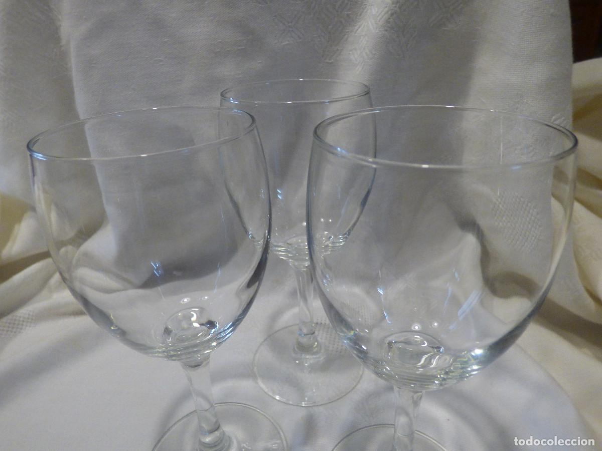 Antig&uuml;edades: Copas de cristal,para agua. - Foto 3