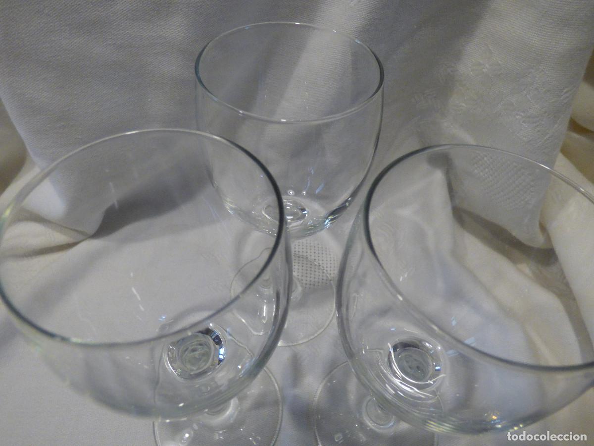 Antig&uuml;edades: Copas de cristal,para agua. - Foto 4