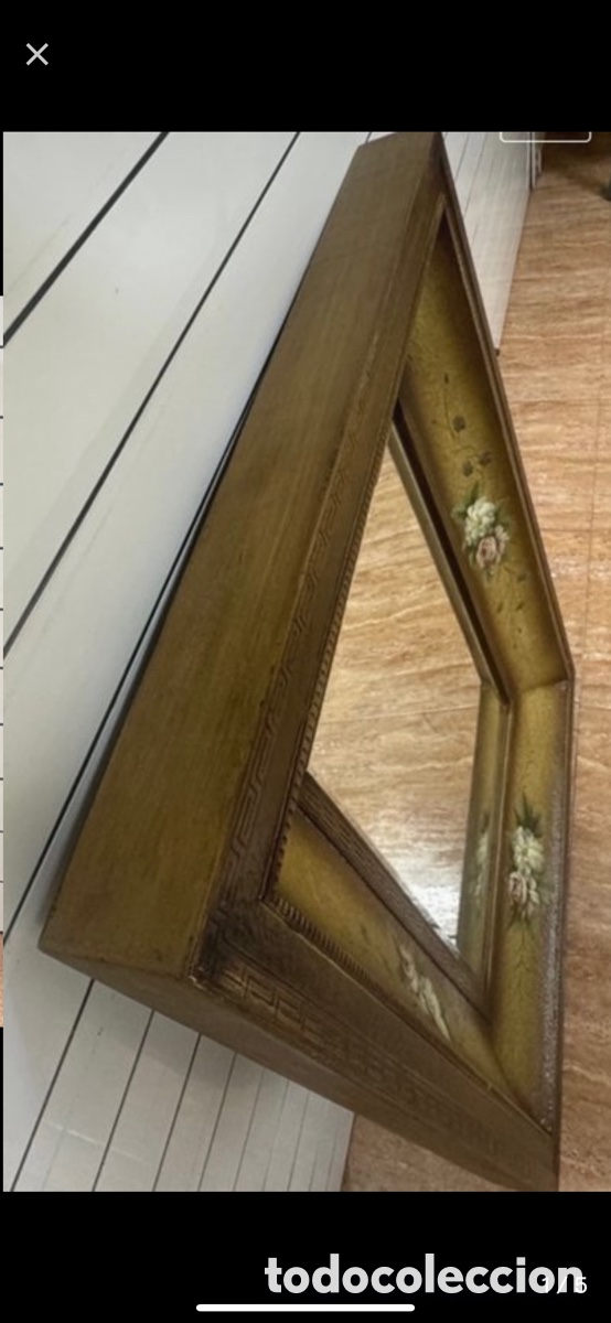 Antig&uuml;edades: Espejo de Madera decoraci&oacute;n - Foto 2