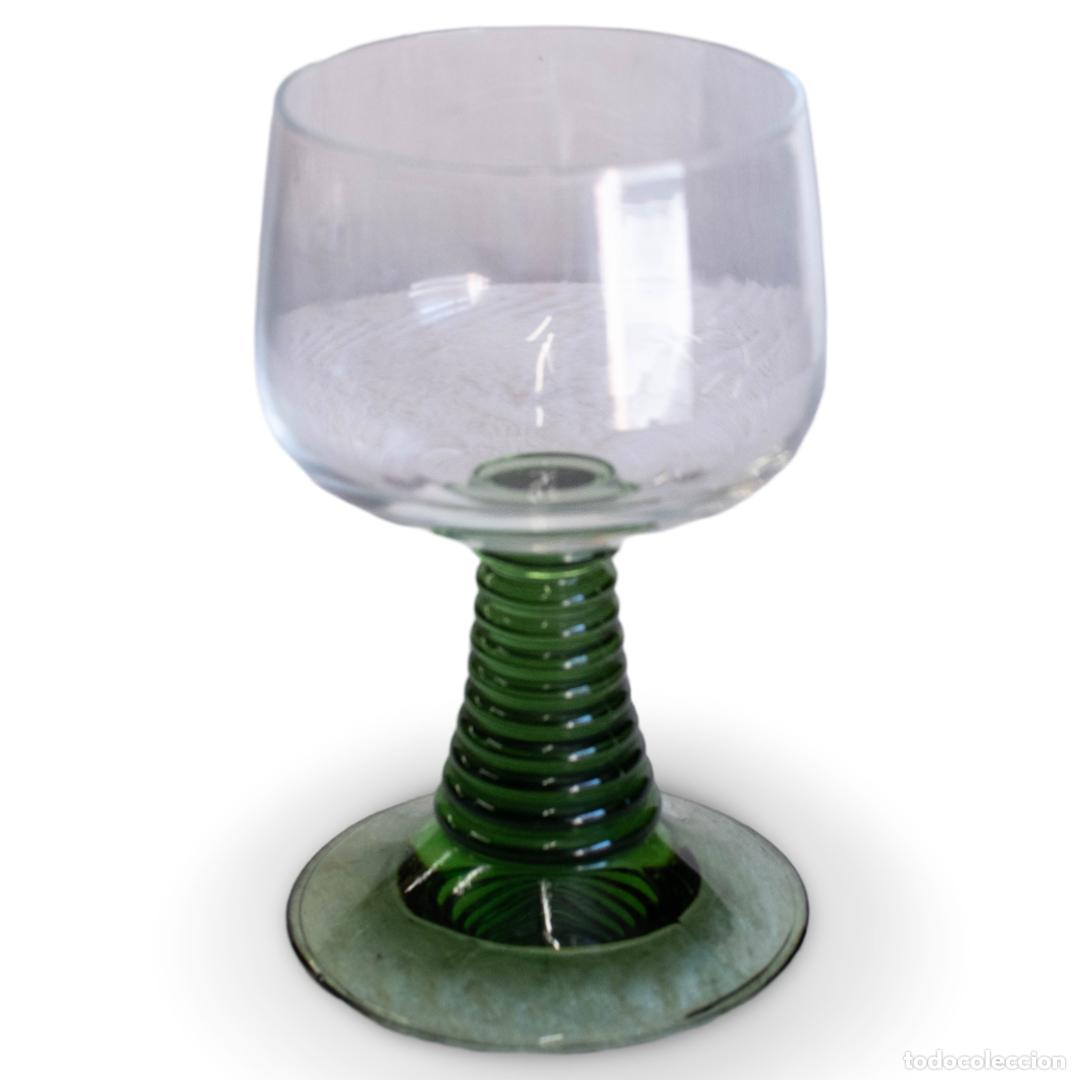 Antig&uuml;edades: Copa de cristal antiguo - Foto 1