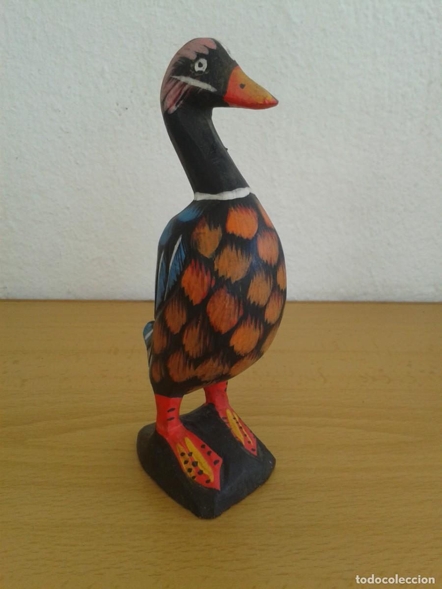 Antig&uuml;edades: PATO DE MADERA ARTESANAL - Foto 1