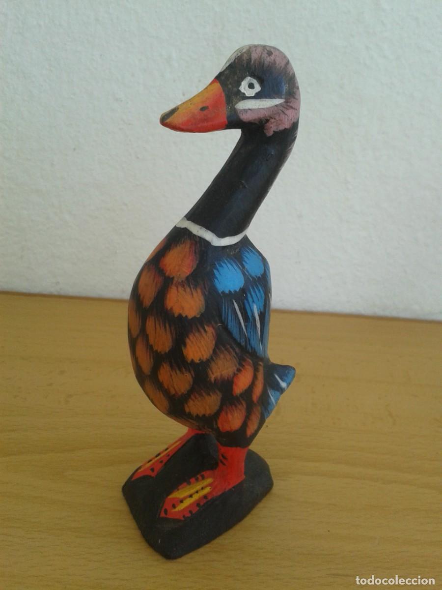 Antig&uuml;edades: PATO DE MADERA ARTESANAL - Foto 3