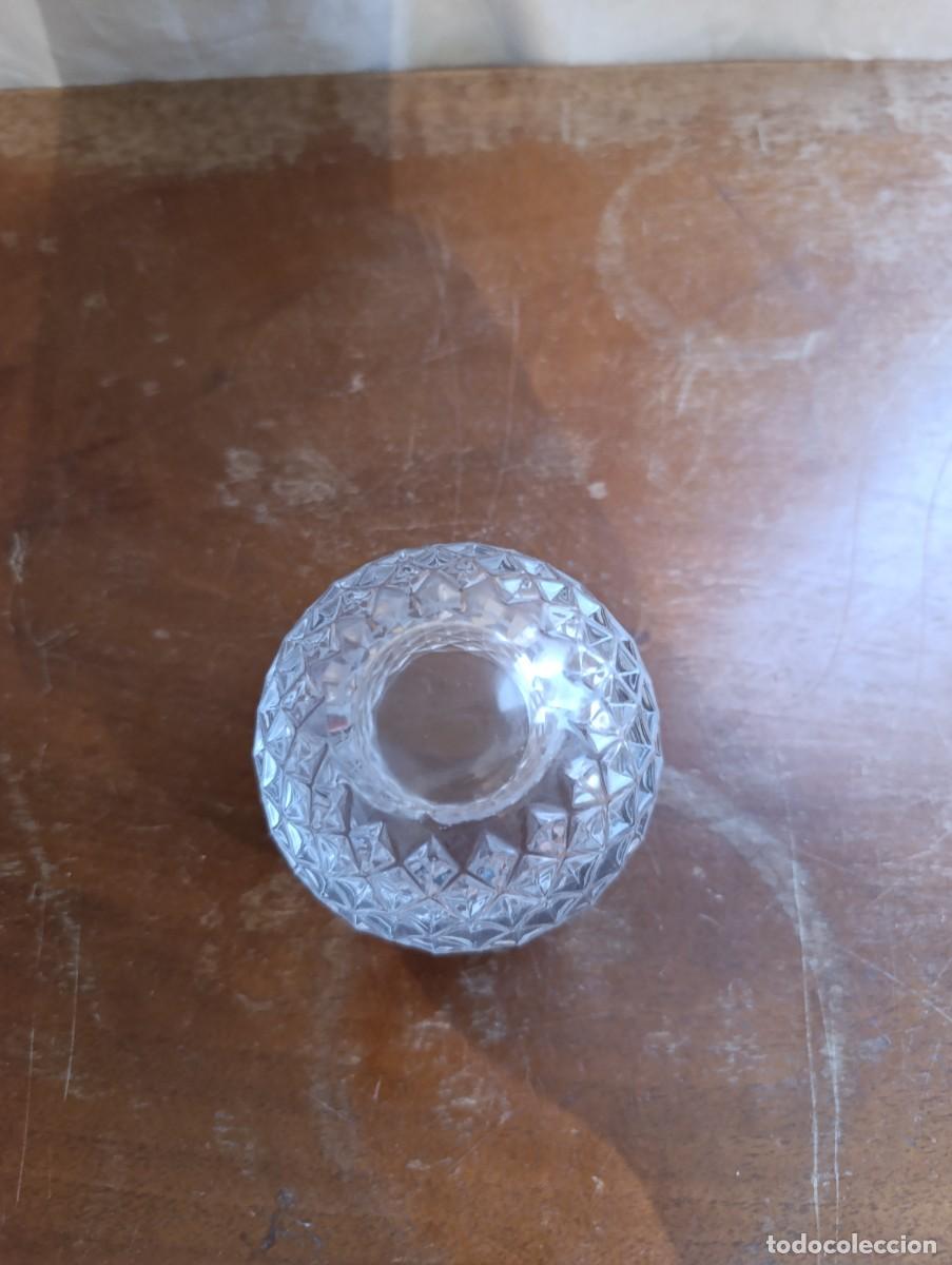 Antig&uuml;edades: Vaso de cristal para velas - Foto 4