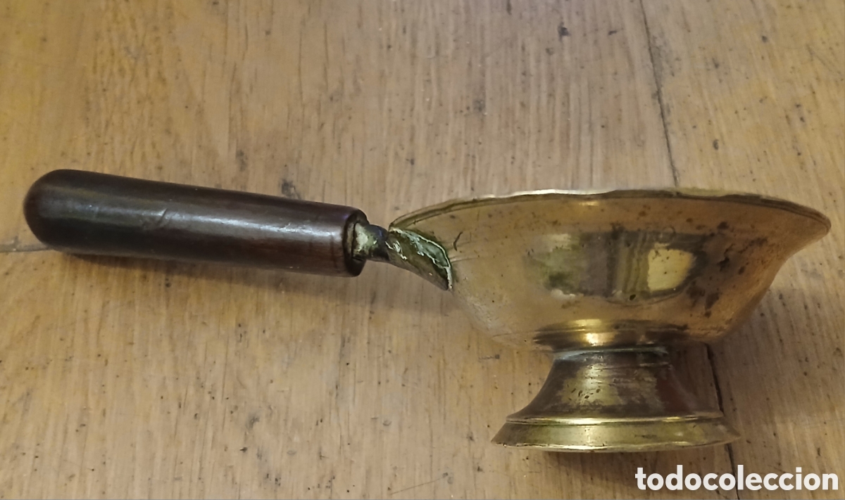 Antig&uuml;edades: Pebetero bronce S.XVIII - Foto 1