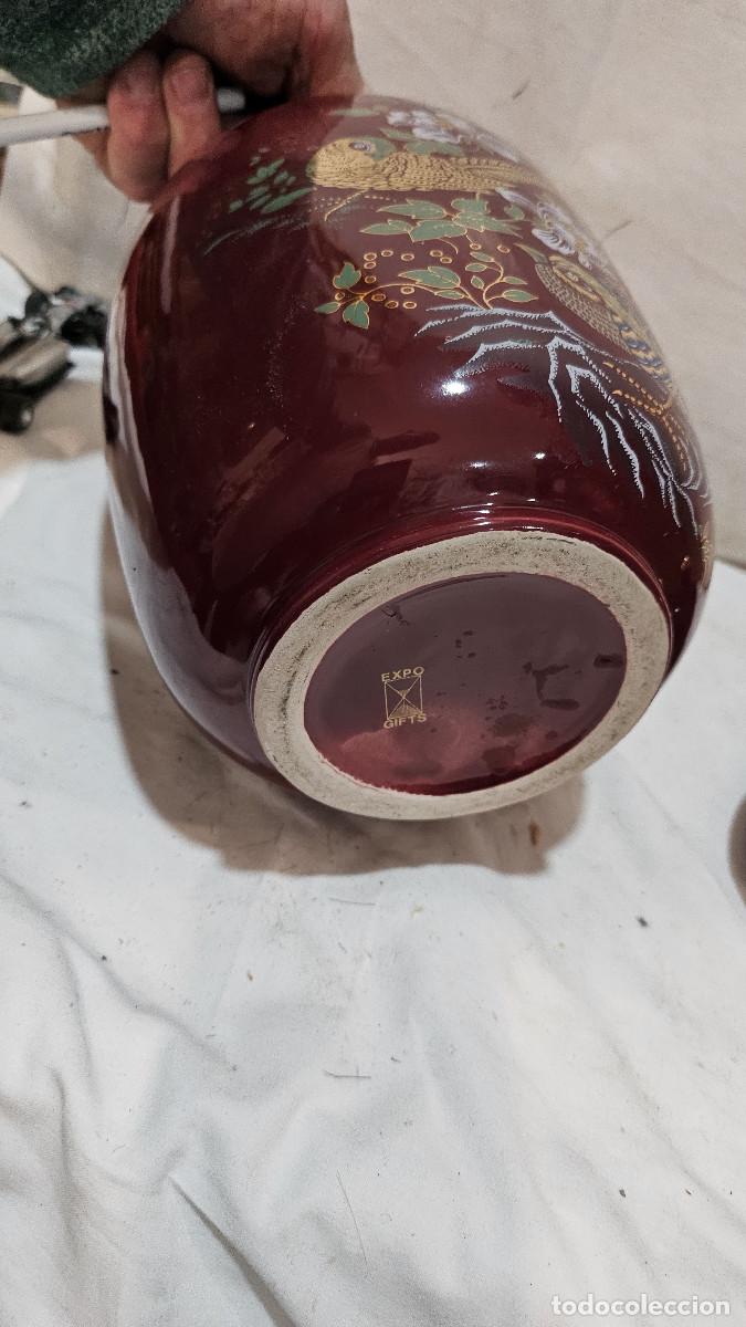 Antig&uuml;edades: jarron de ceramica oriental - Foto 4