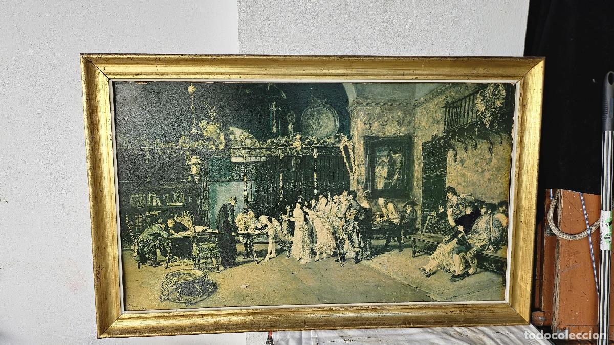 Antig&uuml;edades: marco antiguo en pan de oro - Foto 1