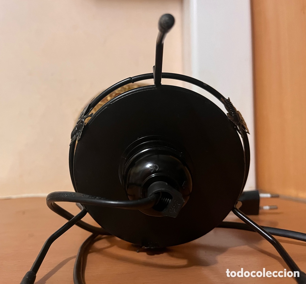 Antig&uuml;edades: Lampe boule en verre craquel&eacute;s - Foto 5