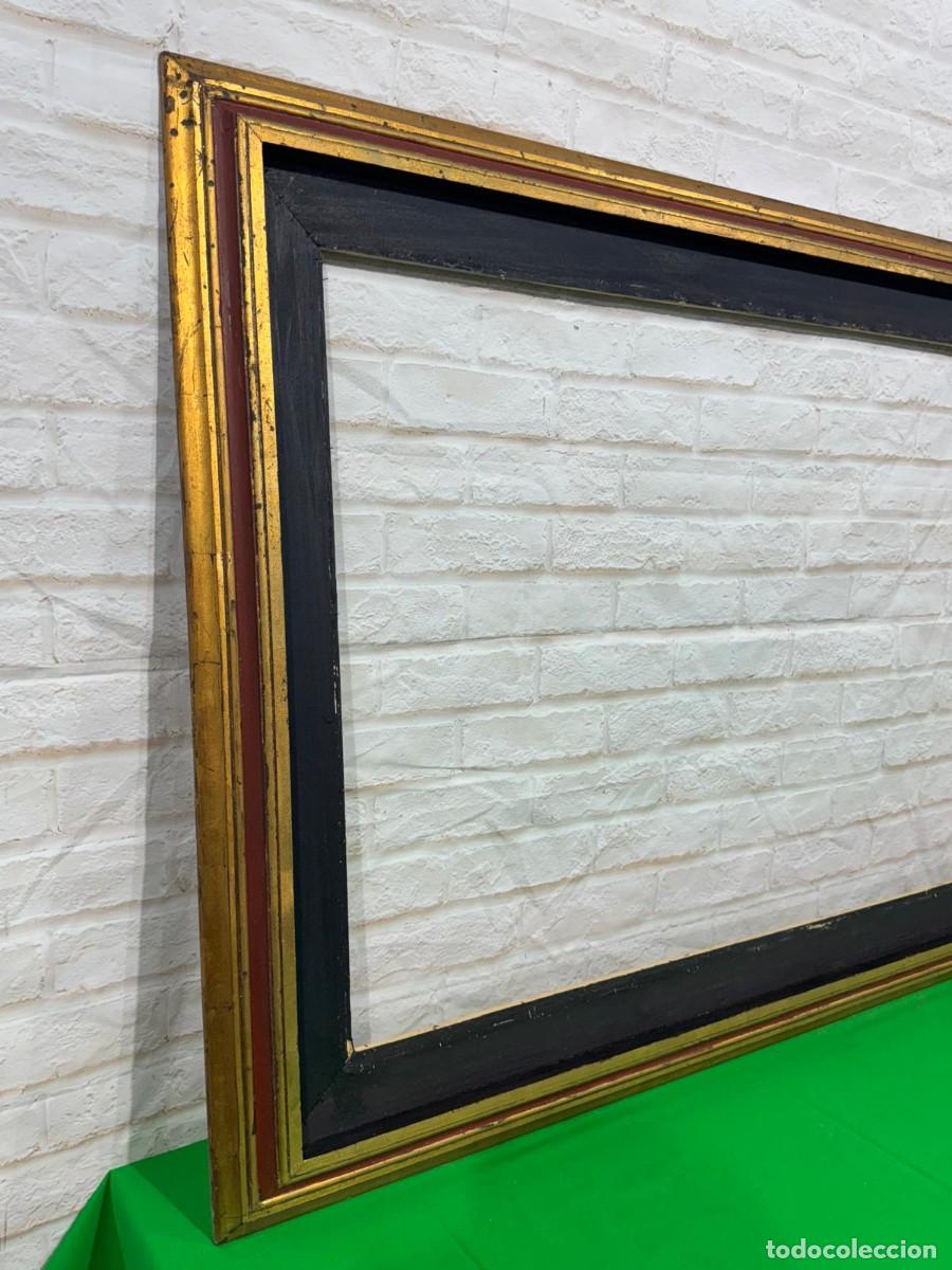 Antig&uuml;edades: Marco antiguo policromado - Foto 3