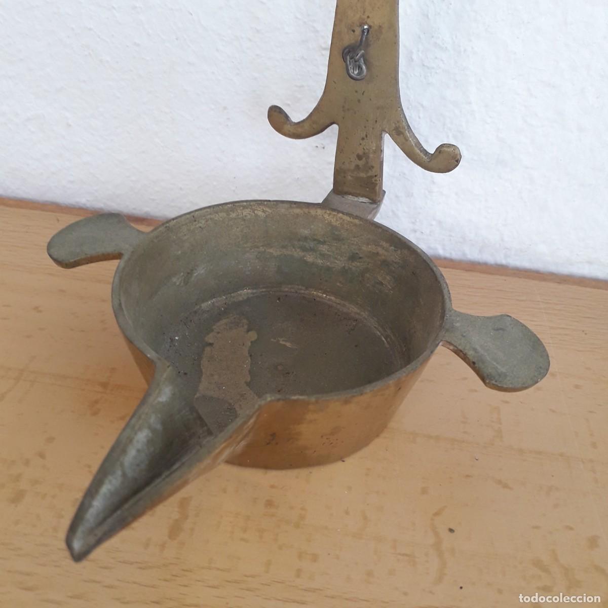 Antig&uuml;edades: CANDIL ANTIGUO DE BRONCE - Foto 3