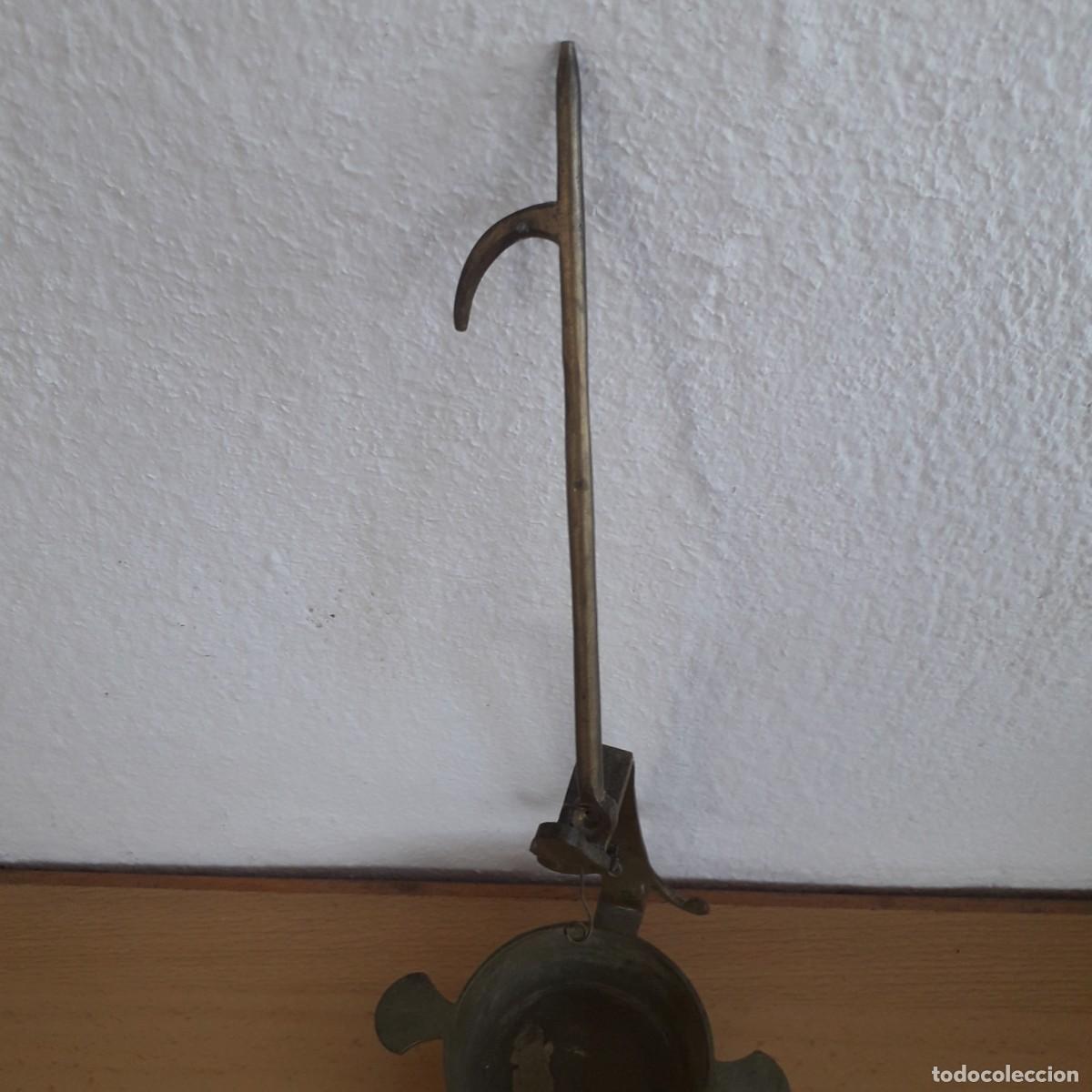 Antig&uuml;edades: CANDIL ANTIGUO DE BRONCE - Foto 5
