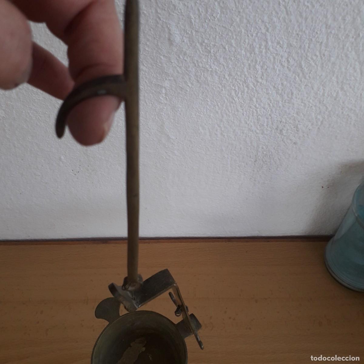 Antig&uuml;edades: CANDIL ANTIGUO DE BRONCE - Foto 8