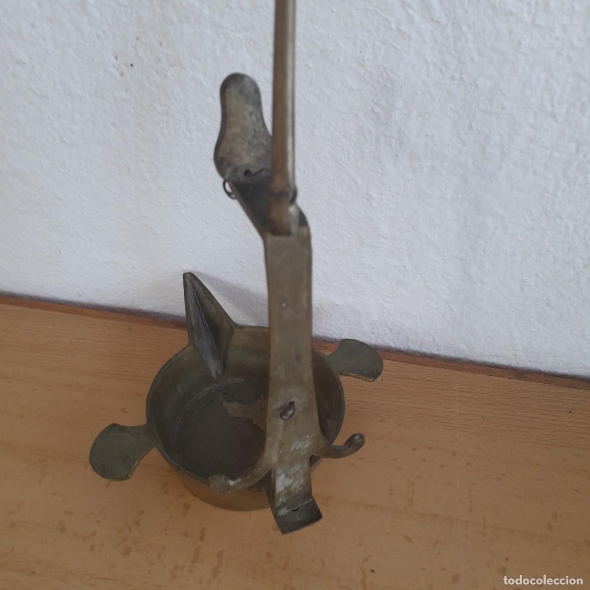 Antig&uuml;edades: CANDIL ANTIGUO DE BRONCE - Foto 9