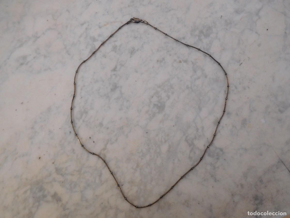 Antig&uuml;edades: Cadena antigua de plata - Foto 1